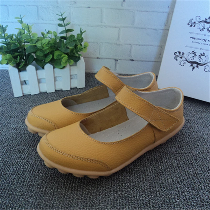 Туфли BeckyWalk женские натуральная кожа плоская подошва удобные Размеры 35 43 WSH2774