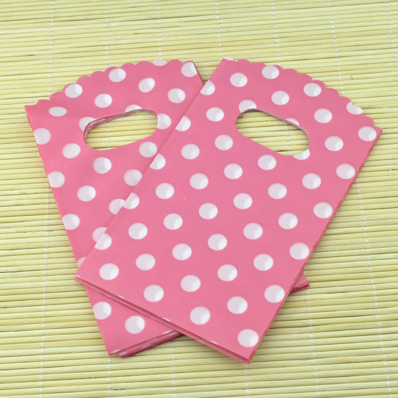 50Pcs/Lot 9x15cm Multi Designs Plastic Bags Small Gift Bag Party Jewelry Nuts Candy Packaging Bags Cute Plastic Shopping Bag