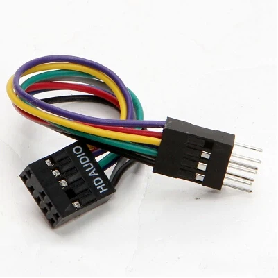 HD аудио 9pin женский 7pin Мужской адаптер Jack кабель для Lenovo atx материнских плат к