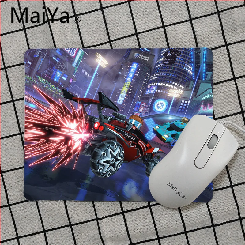 No Lock Edge18x22cm Maiya высокое качество Rocket League красивый коврик для мышки в стиле аниме Гладкий коврик для письма настольные компьютеры мат игровой коврик для мыши - Цвет: No Lock Edge18x22cm