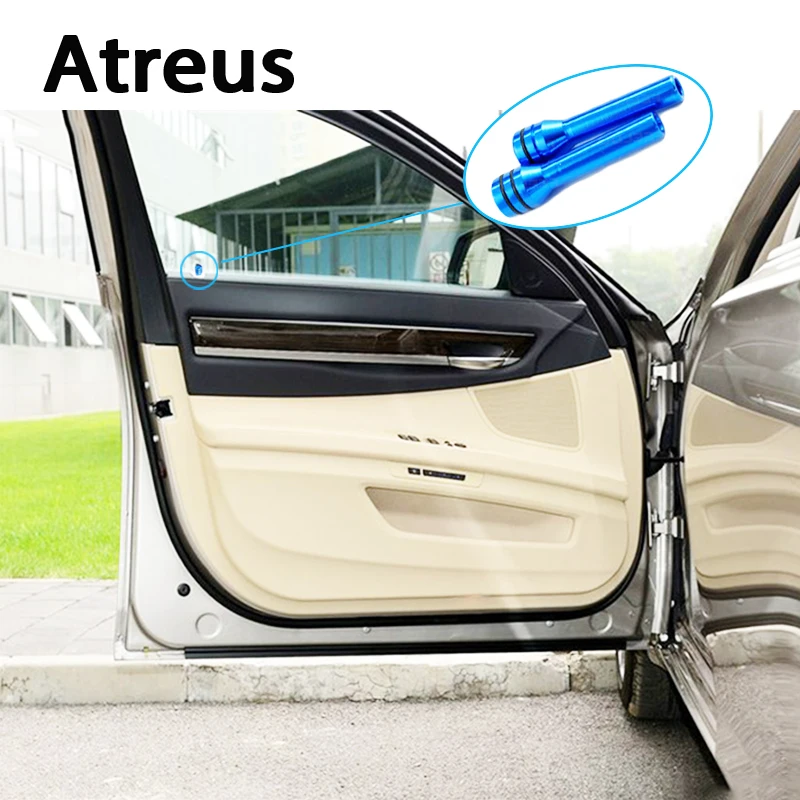 

Atreus 2X Car styling Stainless steel door pin lift covers for Mitsubishi ASX Suzuki Subaru Acura Jeep Renegade Fiat 500 Hyundai