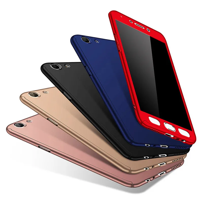 360 градусов полное покрытие чехол на Huawei Honor 7X 6X Роскошный Жесткий Пластиковый