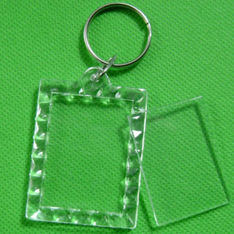 1 шт. прозрачный брелок унисекс с фотографией|Брелоки| |