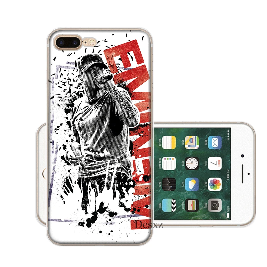 Чехол для мобильного телефона Desxz Rapero Eminem iPhone 6 6s 7 8 Plus 11 Pro X XS Max 5 5S SE |