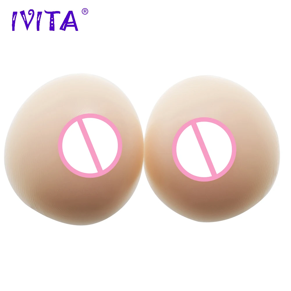 Силиконовые формы груди IVITA 600g для трансвеститов поддельные протезы грудь