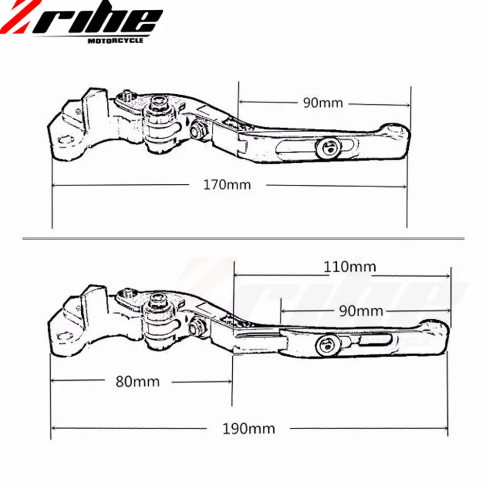Для мотоциклов алюминиевые тормоза сцепления рычаги для Honda CBR 600 RR 600RR CBR600rr 2003-2006