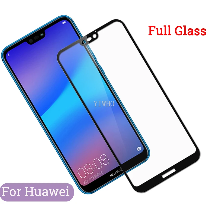 10 шт. защитное стекло с полным покрытием для Huawei P30 Pro P SMART 2019 PLUS P20 Lite P10 закаленное