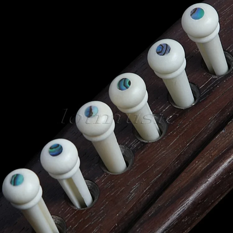 A set Of Classical Guitar Bone Bridge Saddle Nut Pins Set | Спорт и развлечения