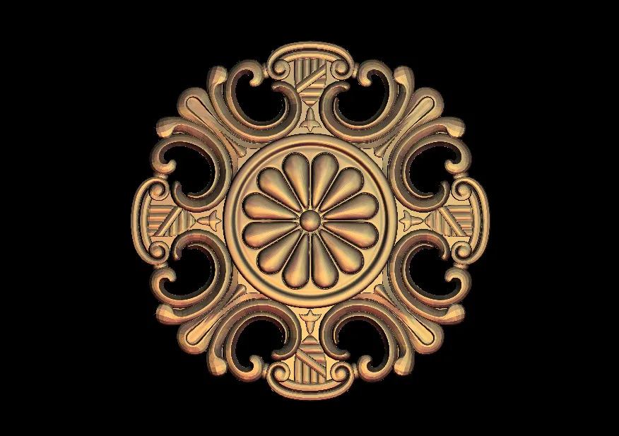 

Рельефная 3d-резьба с ЧПУ, резьба, модель в STL M154