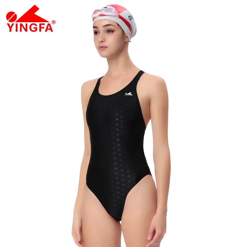 YINGFA Fina одобренный цельный тренировочный купальник для соревнований Женский