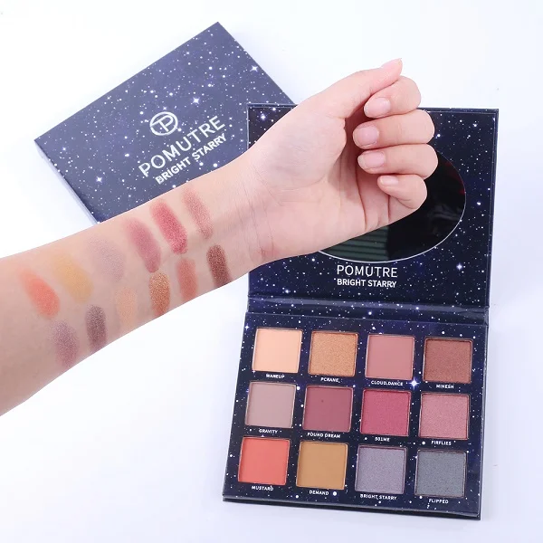 12 color eyeshadow Maquiagem запеченные 15 цветов Тени для век Палитра мерцающий макияж палитра Ренессанс тени для век Обнаженная Дымчатая косметика - Цвет: 12 color eyeshadow