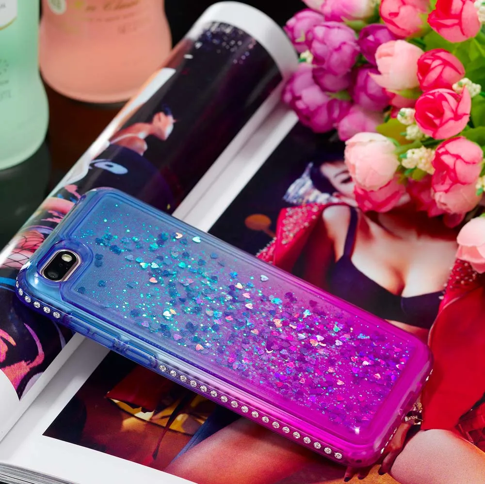 Чехол Quicksand для huawei Honor 7S S7 DUA-L22 Honor7S ювелирный чехол для телефона huawei Honor 7A A7 DUA L22 Honor7A 5,45 мягкий чехол