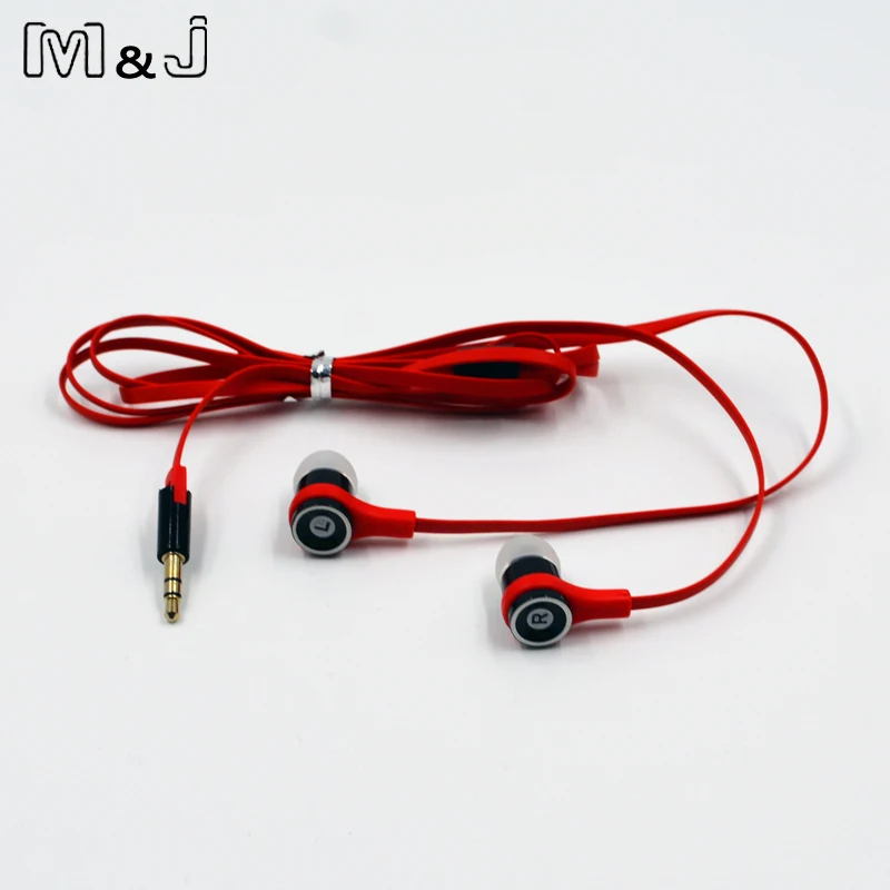 M & J JM21 100% оригинальные стереонаушники красочные брендовые наушники вкладыши для