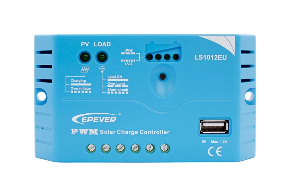 Epever 10A 12 В ШИМ Солнечный контроллер регулятор с USB выходом CE и сертификатом rohs |