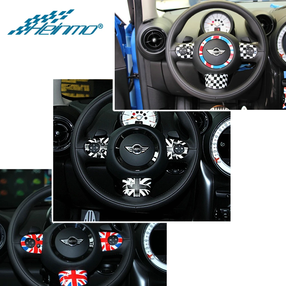 Наклейки для MINI Countryman R60 Clubman R55 на руль для MINI Cooper R56 R57 R58 R59 R61