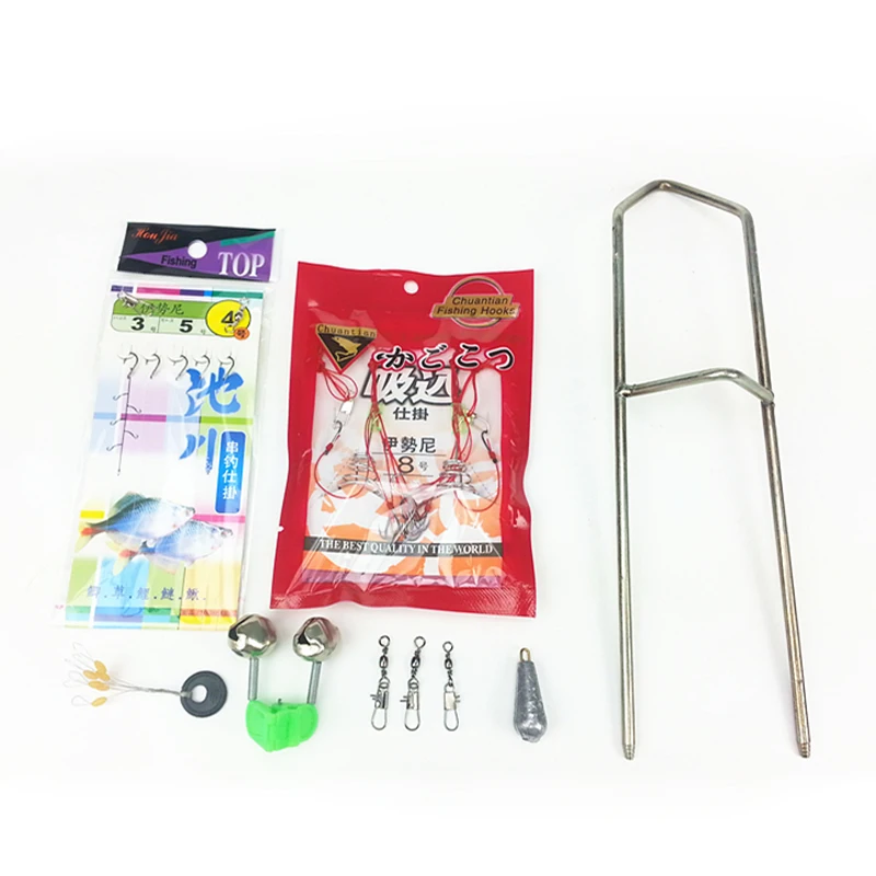 8 шт./компл. приманка стержень углерода море Морская Удочка Комплект портативный