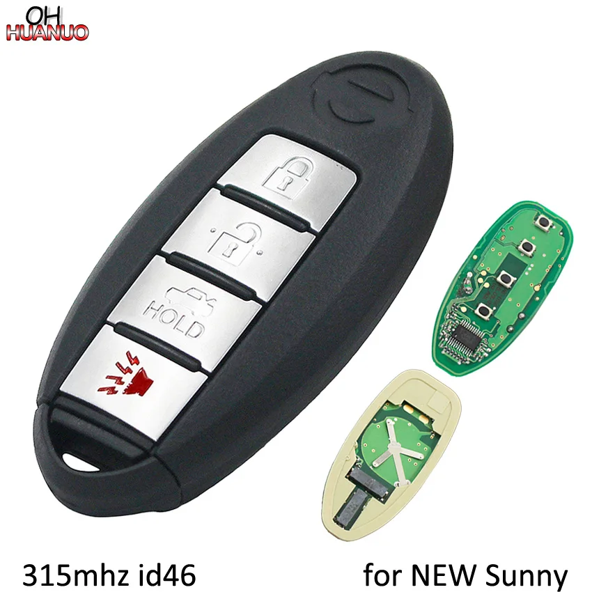 Вход без ключа на 4 кнопки Φ 3 + 1 315 МГц с чипом ID46 для Nissan New Sunny|chip id46|chip keys nissanchip |