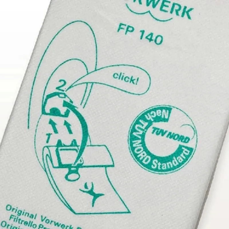 6 шт./лот пылесос HEPA для пыли сумка нетканые мешки для vorwerk VK140 FP140 Kobold140 VK150 FP150 Kobold150