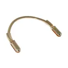 Полукруглая Золотая полукруглая ручка, металлический кошелек, для изготовления сумок, ручка для рукоделия