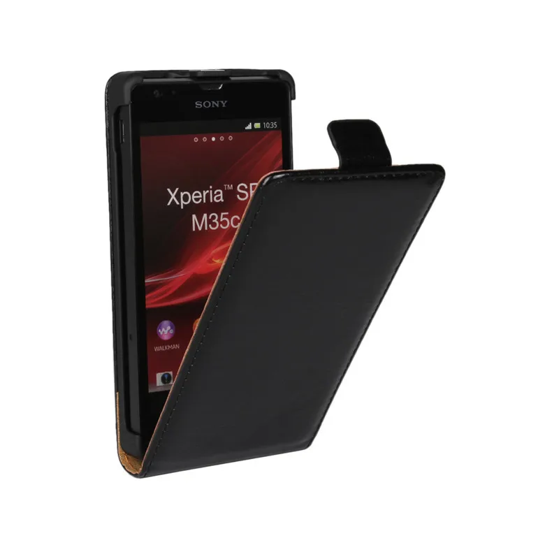 Высококачественный ретро кожаный чехол crazy horse Вертикальный флип для Sony Xperia SP M35H