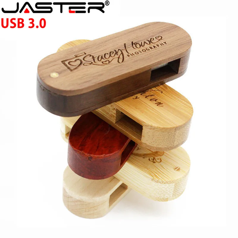 USB флеш накопитель JASTER деревянный портативный 4/8/16/32/64 ГБ|USB флэш-накопители| |