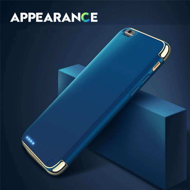 Внешний аккумулятор NTSPACE для iPhone 8 7 6 6S чехол аккумулятора внешний Plus | Мобильные