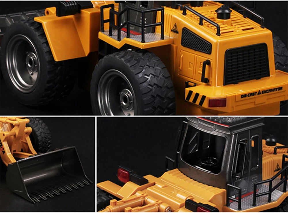RC инженерный автомобиль 1/14 грузовики металлический бульдозер зарядка RTR дистанционное управление грузовик строительная машина для детей игрушки