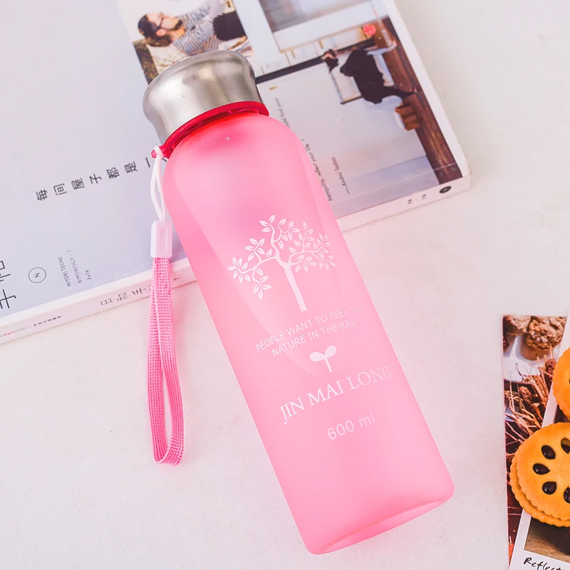 Drinkfles прямая Питьевая короткая пластиковая Спортивная бутылка для воды шейкер