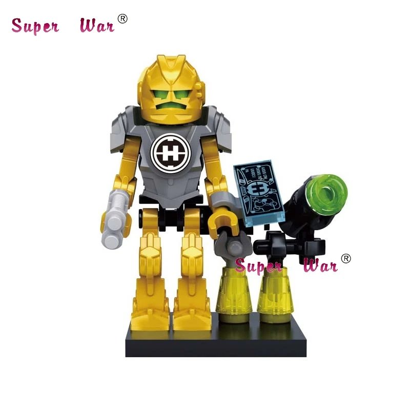 KSZ3118 50 шт. строительные блоки power Hero factory мультфильм фильм Unikitty Emmet Wyldstyle звуковые рейнджеры кирпичики для детей игрушки - Цвет: KSZ3118