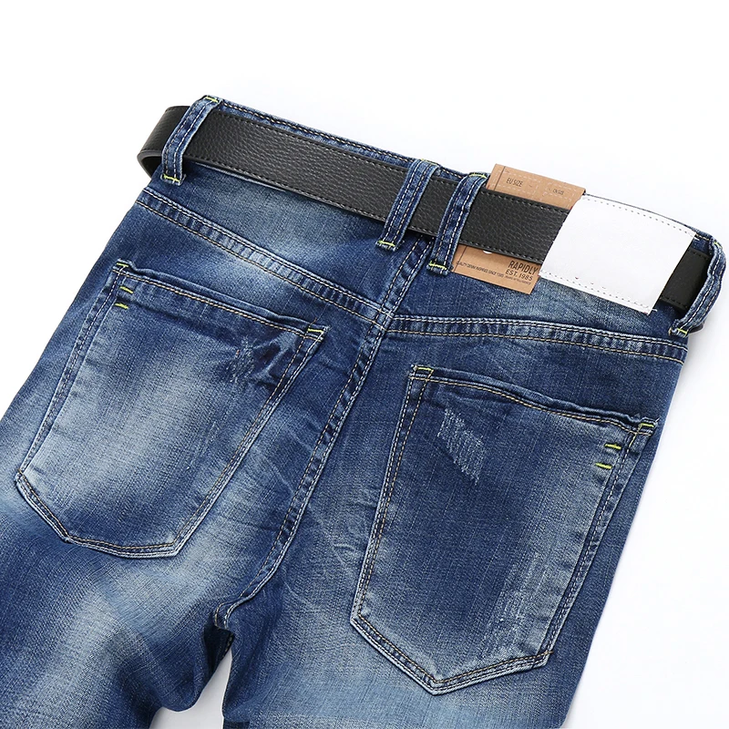 Мужские джинсовые шорты KSTUN синий прямой светильник из дышащей ткани мягкие