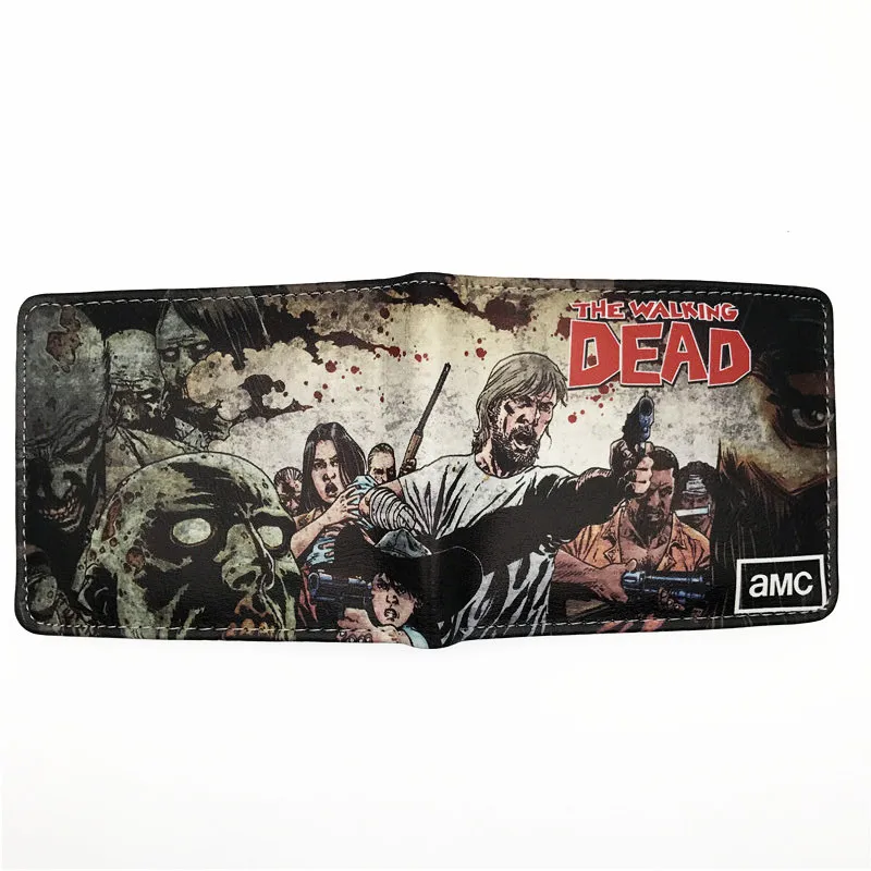 WD 004 AMC Movie The Walking Dead короткие кошельки с держатель для карт и фото держатель для мужчин и женщин классный кошелек - Цвет: WD 004