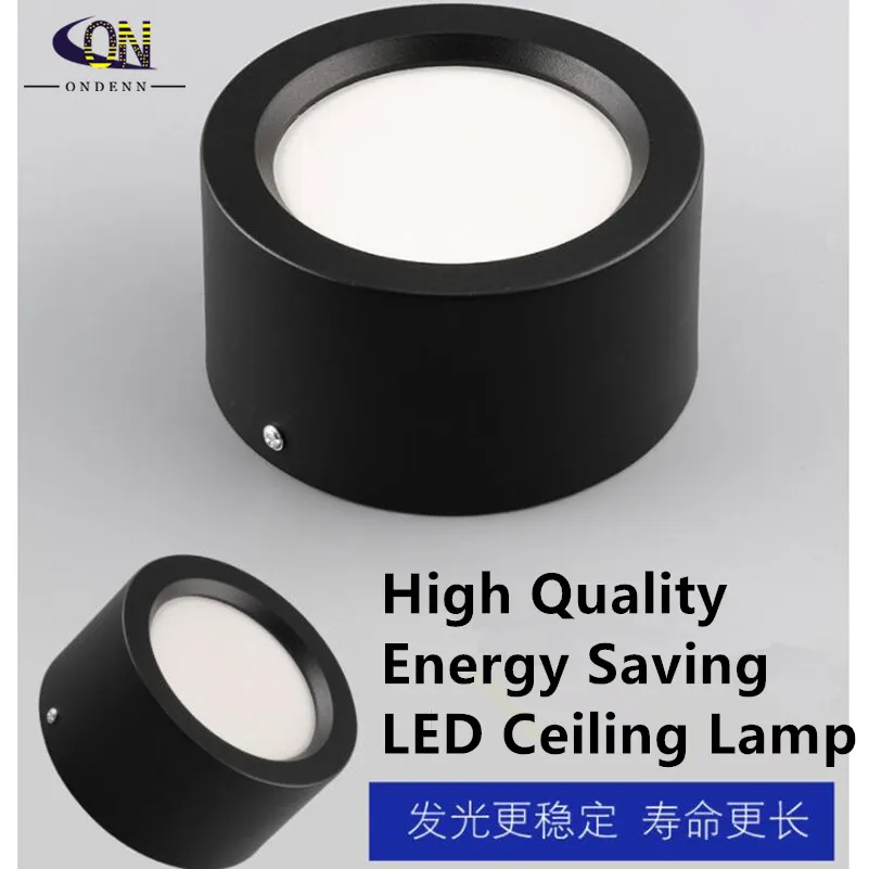 1 шт. круглый Диммируемый светодиодный светильник потолочный Точечный 9 Вт 7 12 15 18