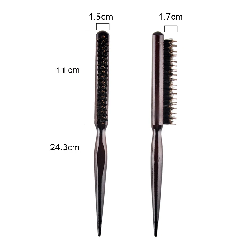 Adomaner искусственная деревянная ручка пушистая расческа парикмахерский