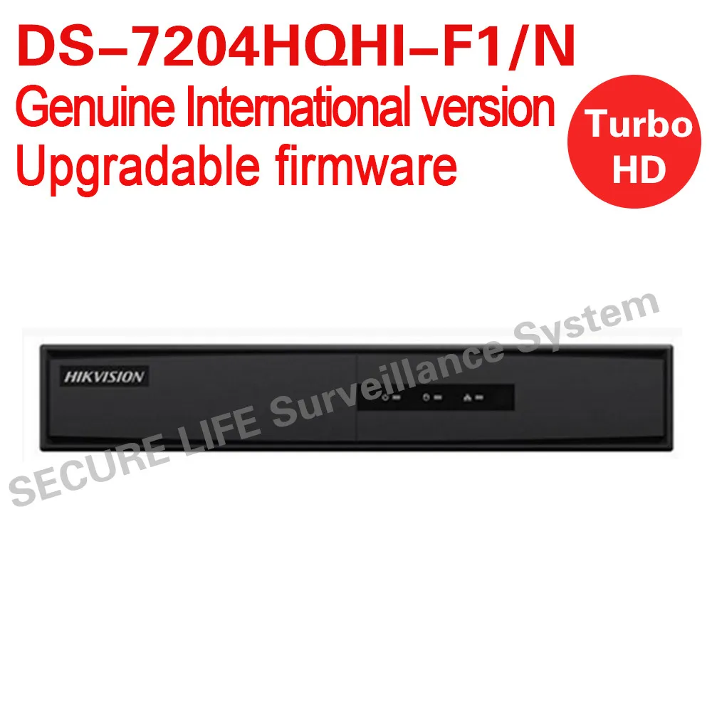 Фото Английская версия DS 7204HQHI F1/N Turbo HD DVR 4CH 1080 P Lite с 1 SATA порты поддерживают TVI IPC AHD и