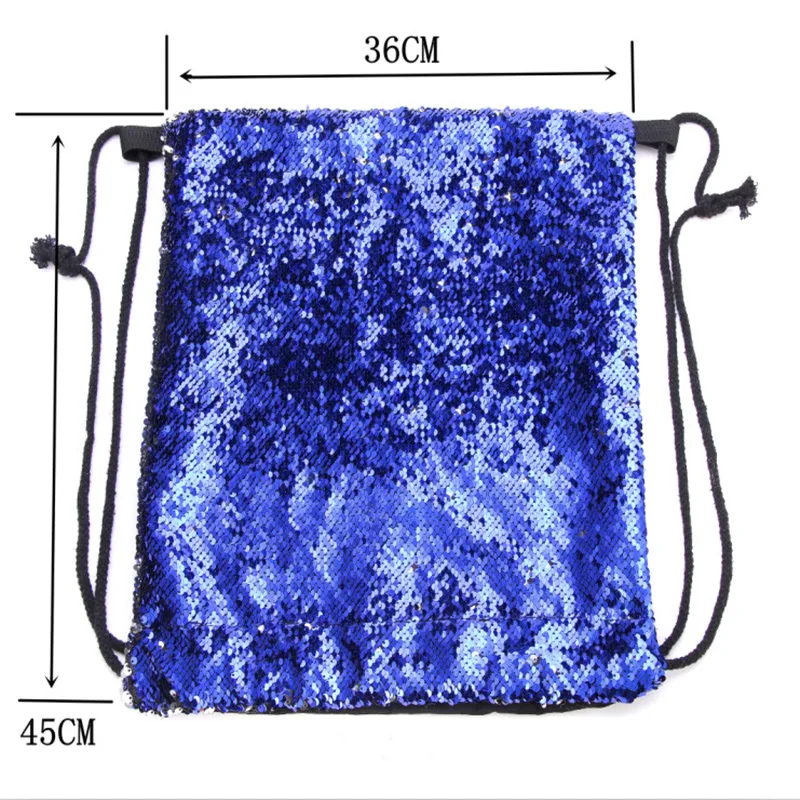 

2019 New Fashion Women Sequins Drawstring Bag Outdoor Student Drawstring Backpack Bag Ladies Shoulders Bag Mochila Feminina
