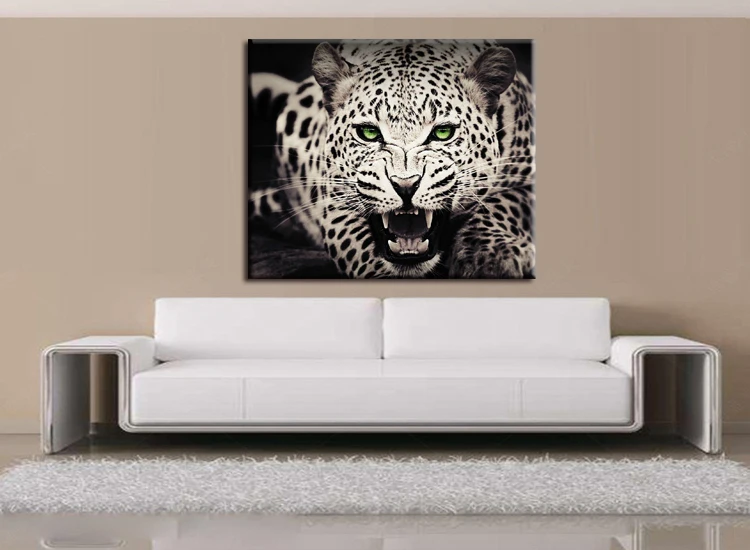 1 шт./компл. большой современный с принтом гепарда в африканском стиле картина