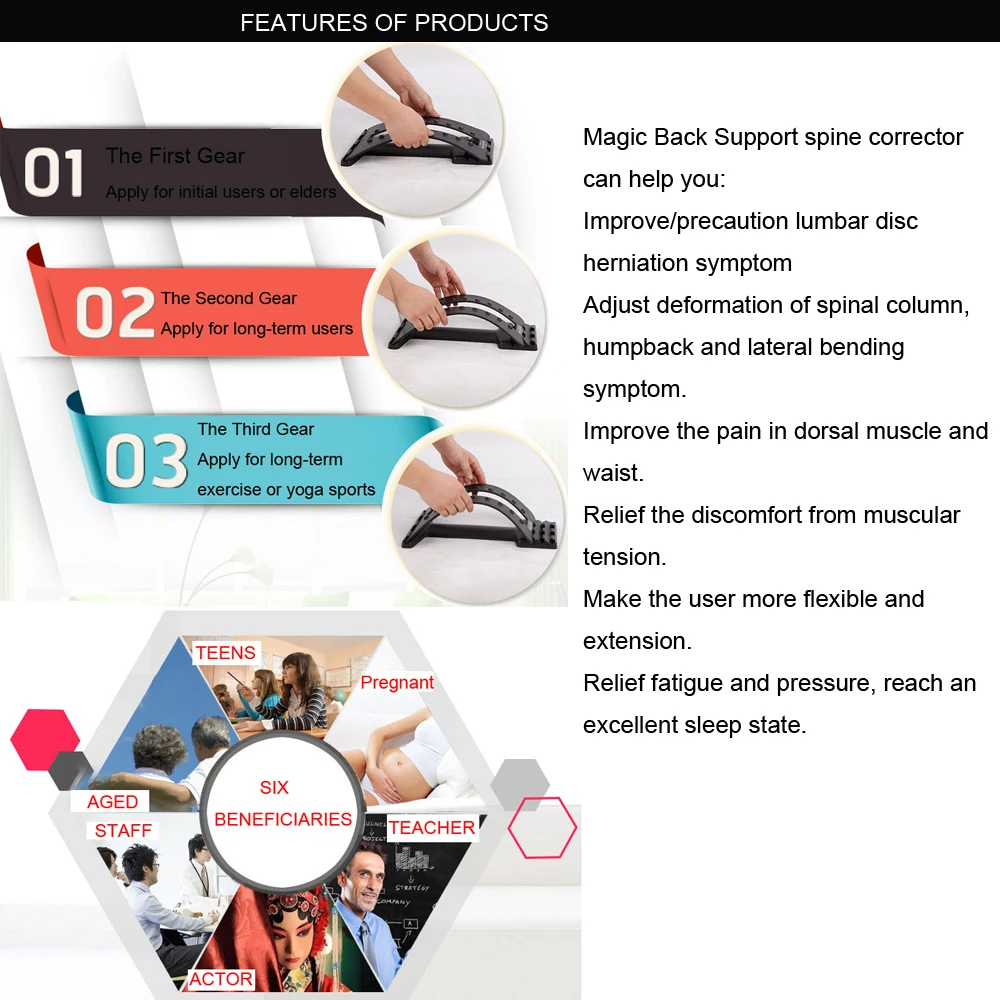 Массажные магниты для спины Hopeforth многоуровневые массажные подрамники