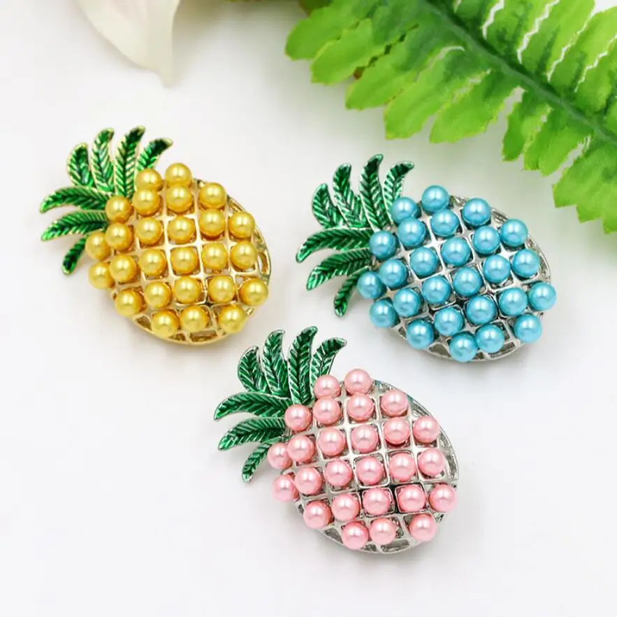 CSxjd Exquisite Fruit pineapple Green Leaf Brooch Fashion Pin Scarves Accessories | Украшения и аксессуары