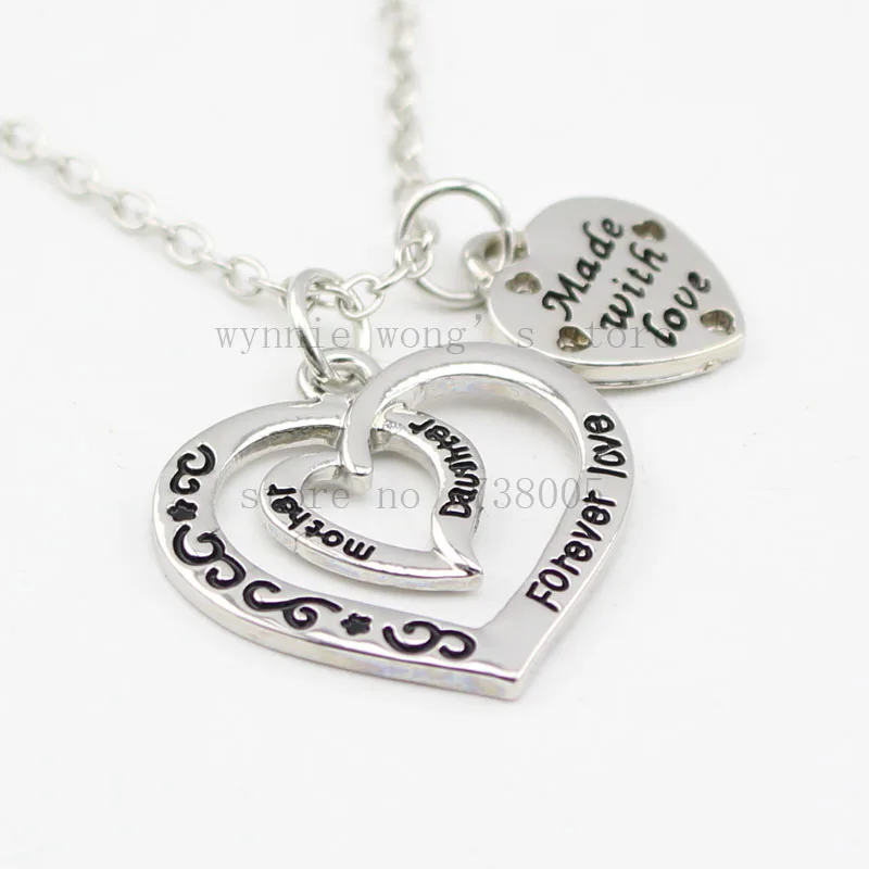 2017 новое поступление ювелирных изделий &quotмать и дочь навсегда любовь&quot сердце
