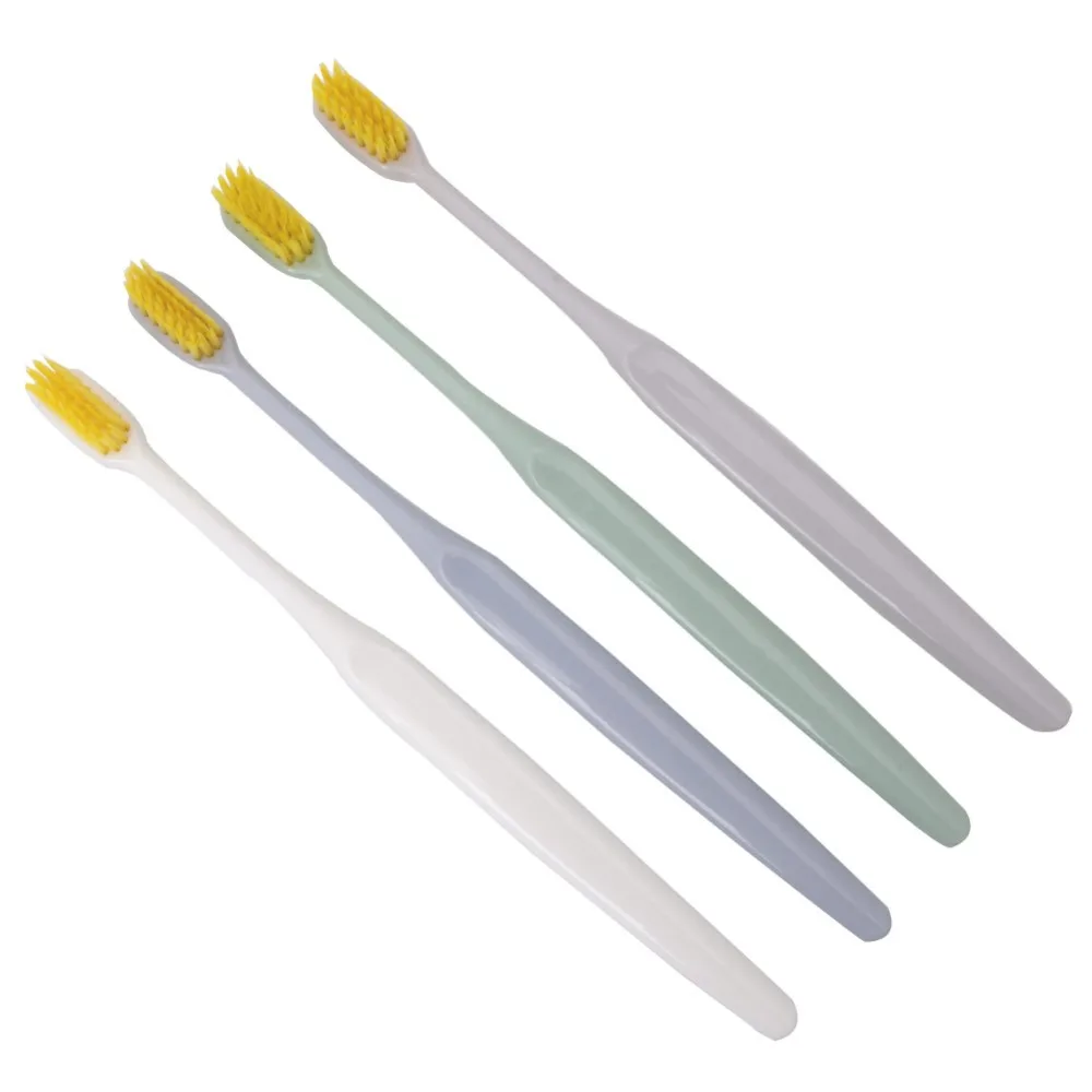 4 шт. Глубокая очистка тонкая супер зубная щетка с мягкой щетиной для здоровья