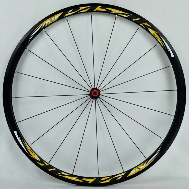 Горячая 700C колеса из углеродного волокна bmx дорожное Велосипедное колесо 30 мм обод из алюминия дорожный набор V/C тормозные велосипедные колеса