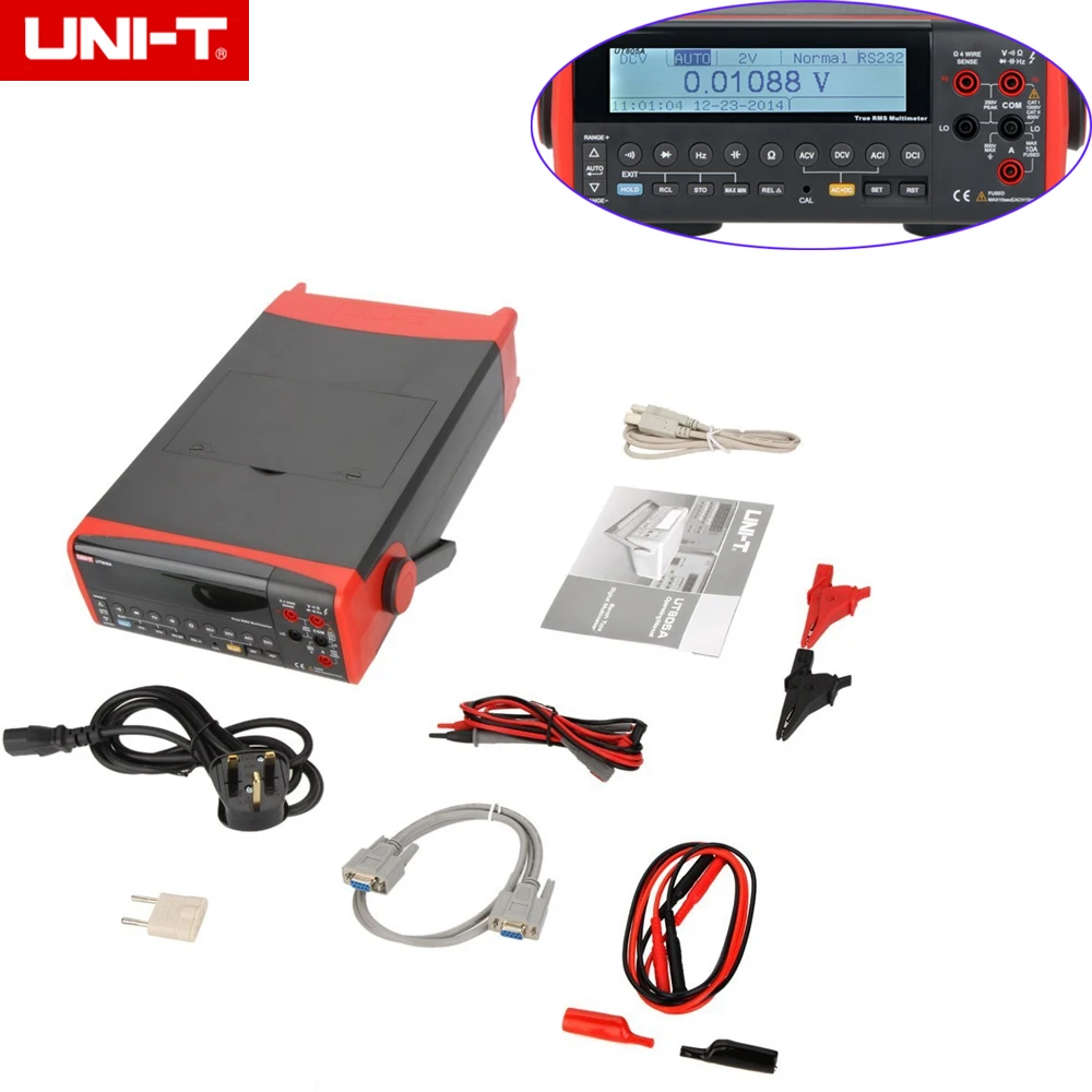 UNI T UT805A настольный цифровой мультиметр Вольт Ампер Ом тестер емкости|tester uni-t|tester