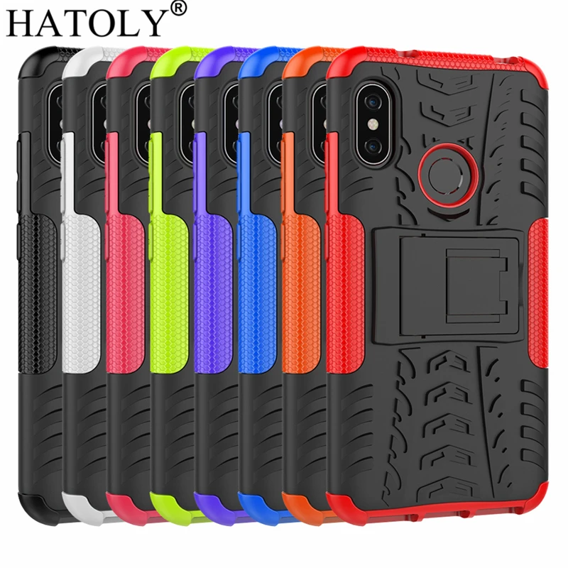 HATOLY чехол для Xiaomi Mi A2 Lite силиконовый бронированный жесткий пластиковый с