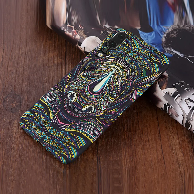 Чехол YonLinTan чехол для Huawei P20 Lite P20Pro мобильный телефон слон тигр животное Аватар