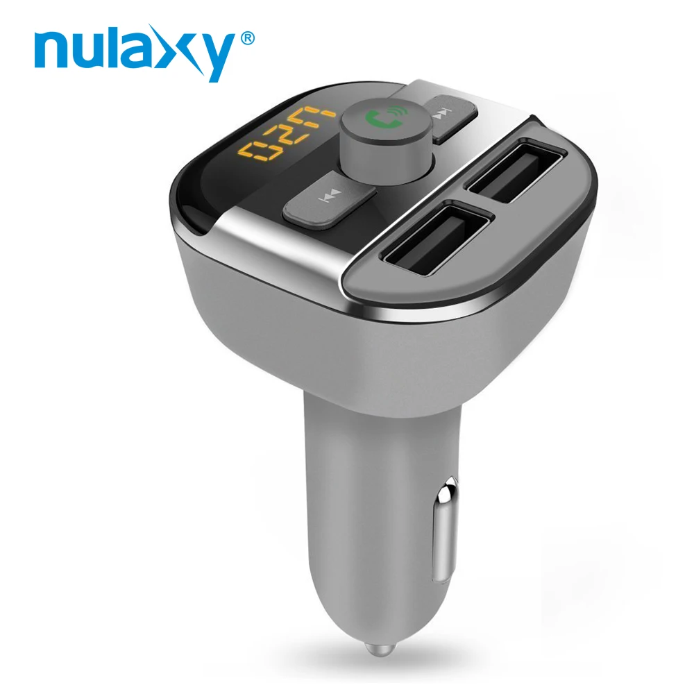 Nulaxy Bluetooth fm передатчик Handsfree FM модулятор Автомобильный MP3 плеер Поддержка флеш