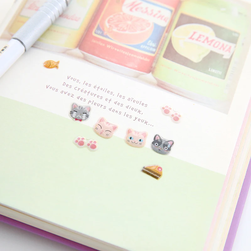 252 шт./лот самоклеящиеся Стикеры из эпоксидной смолы для скрапбукинга поделок