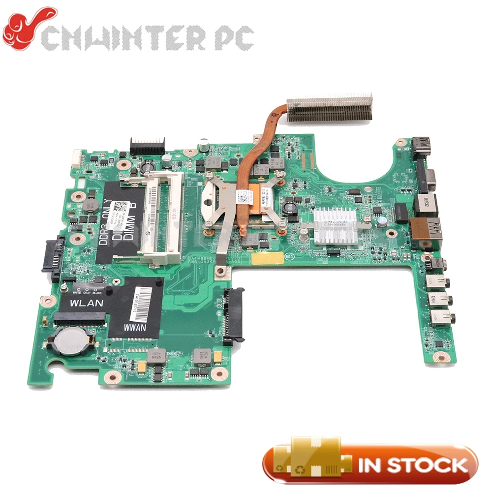 NOKOTION материнская плата для ноутбука Dell Studio 15 1558 1557 основная DAFM9BMB6D0 CN 0G936P DDR3