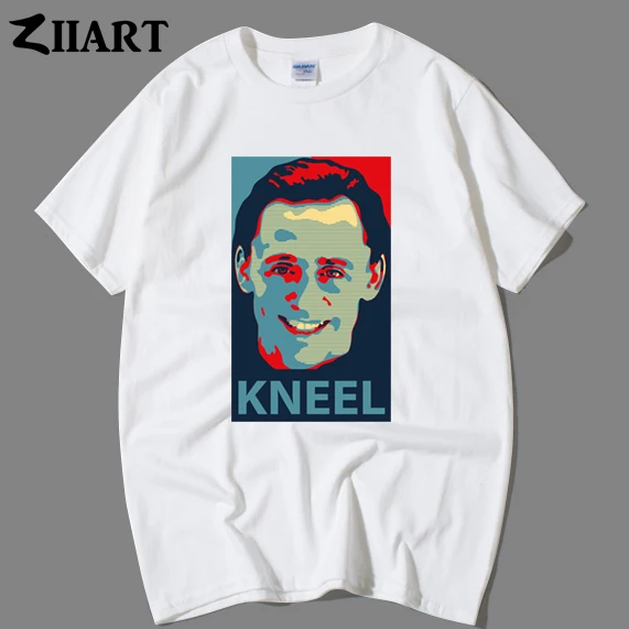 Kneel Before Me Loki tom hiddleston Laufeyson Odinson Prince of Asgard одежда для пар Мужская футболка с