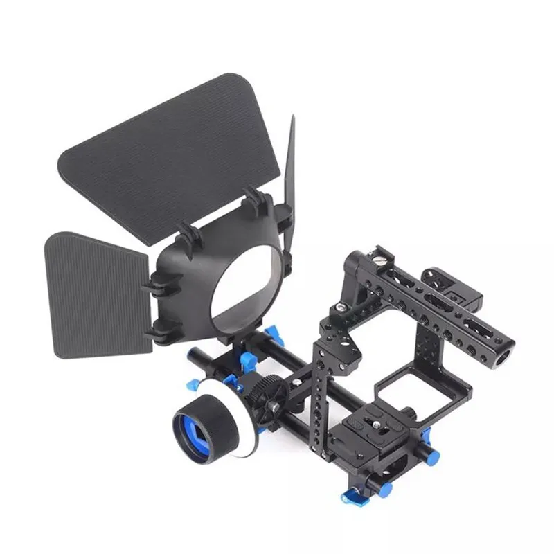 Jadkinsta DSLR комплект снаряжения Наплечная установка+ Матовая коробка+ последующий фокус+ рама для DSLR камер и видеокамер