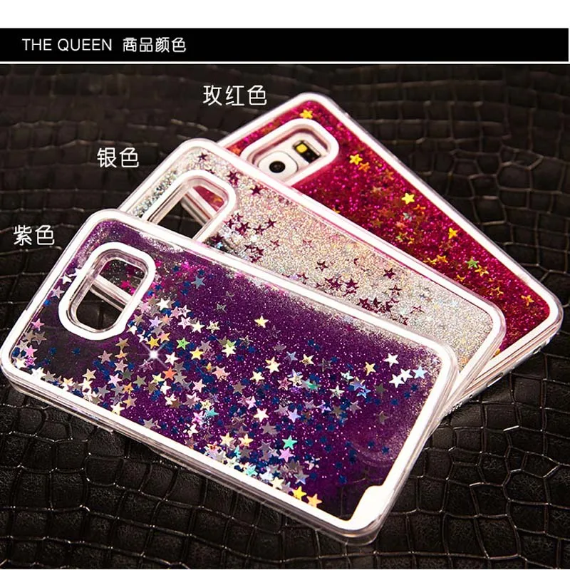 Блеск блестка корпус телефона bling зыбучие пески чехол Коке для Samsung Galaxy J5 J7 J2 J1 A3 A5